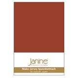 JANINE 5007 Mako-Feinjersey 180 x 200 - 200 x 200 cm tabasco