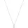 Swarovski Attract Trilogy Anhänger Rund Silber / Weiss