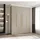 abiks möbel Drehtürenschrank COMO 190 x 245,5 x 40 cm Gold