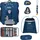 Scout Micro 4-tlg. Rocket Rider blau