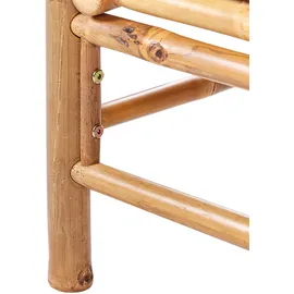 Beliani Gartentisch 64 x 55 x 20 cm Braun