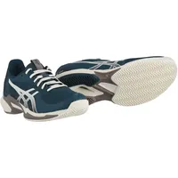 Asics Solution Speed Ff 3 Clay/Sandplatz/Leichtigkeit dunkelgrün/cremeweiss Herren