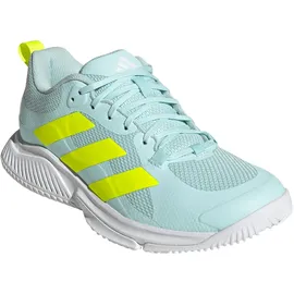 adidas Court Team 2.0 Damen Dusky Petrol/Lucid Pink/FTWR White 38 2/3