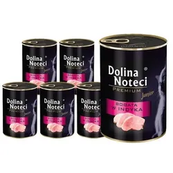 DOLINA NOTECI Premium Junior Truthahn-reiches Kätzchenfutter 12x400 g