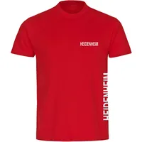 multifanshop Kinder T-Shirt - Heidenheim - Brust & Seite - Druck weiß - Kind