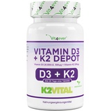 Vit4ever Vitamin D3 20.000 I.E + Vitamin K2 200 mcg Tabletten 180 St.