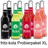 Fritz-kola Probierpaket XL 8 Flaschen je 0,33l inkl. Mehrweg Pfand