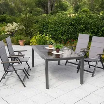 Merxx Trivero Klappsessel 58 x 113 x 112 cm graphit/diamantbraun 26390-217