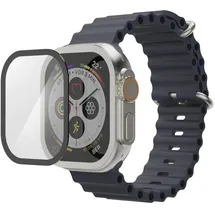 Hama Super Hybrid Apple Watch Ultra 3 (Schwarz, Transparent) 210969 Displayschutz für Ultra/Ultra 2/Ultra 49 mm, 00210969