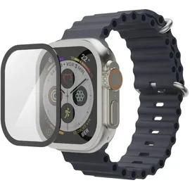 Hama Super Hybrid Apple Watch Ultra 3 (Schwarz, Transparent) 210969 Displayschutz für Ultra/Ultra 2/Ultra 49 mm, 00210969