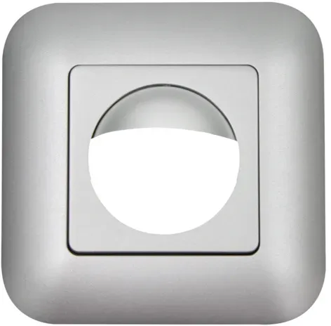 B.E.G. 92633 Rahmen Indoor 180°, IP20, Edelstahl-Optik matt