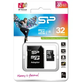 Silicon Power microSDHC 32GB Class 10 + SD-Adapter