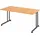 hjh OFFICE PRO Schreibtisch Z-Serie Buche / Graphit