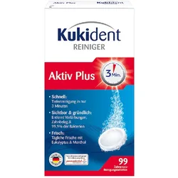 Kukident Aktiv Plus 99 Tabs Zahnpasta 99 ct 
