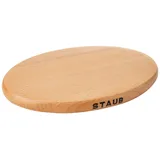 Staub Untersetzer Holz, oval,