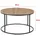 [en.casa] Kuhmoinen Schwarz Metall Ø80 cm