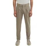 Marc O'Polo Tapered Fit Weite Hose 'MOROT JOGGER' - Marc O'Polo × DFB Travel Collection, taupe, 32/32