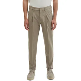Marc O'Polo Tapered Fit Weite Hose 'MOROT JOGGER' - Marc O'Polo × DFB Travel Collection, taupe, 32/32