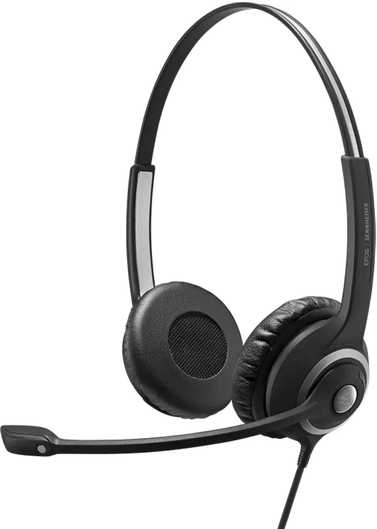 EPOS Headset IMPACT SC 268, Stereo, kabelgebunden EasyDisconnect, binaurales Headset mit Kopfbügel, für Narrowband Telefone, inkl. Tasche