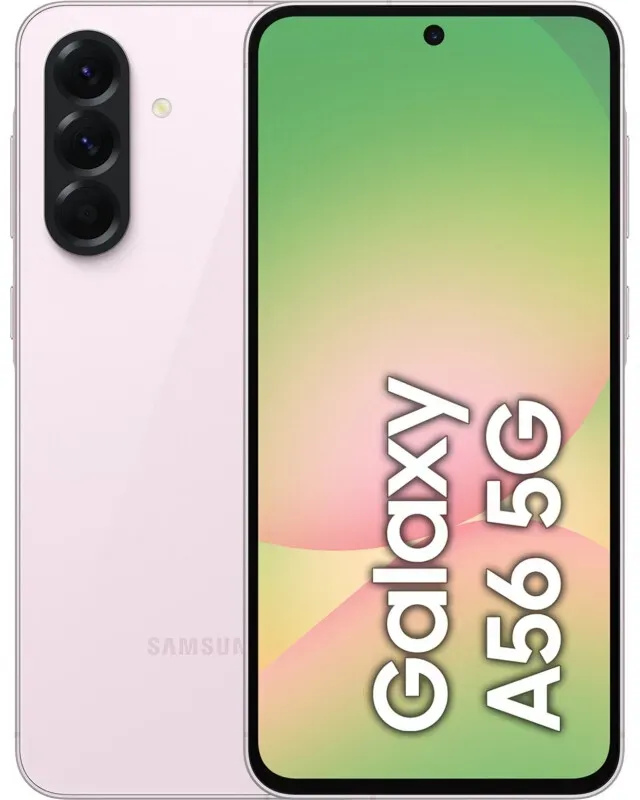 Samsung Galaxy A56 5G KI-Smartphone ohne Vertrag, Simlock-freies KI-Mobiltelefon mit Android, 8GB RAM, 256GB Speicher, 50MP Kamera, Awesome Pink