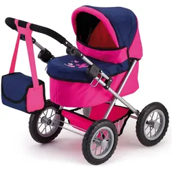 Reig Trendy Classic Puppenwägelchen in Pink – 45 cm, mit Umhängetasche