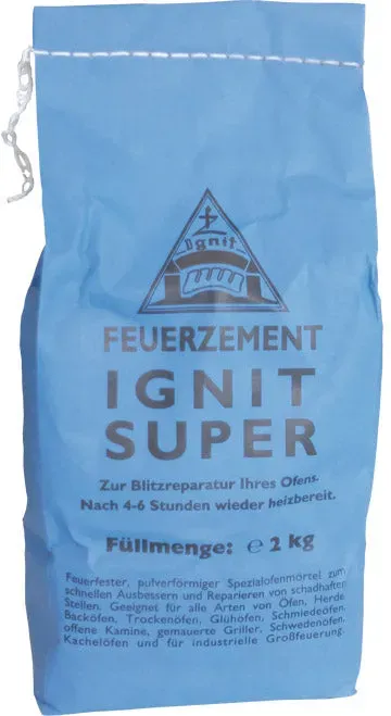 Feuerzement IGNIT und IGNIT SUPER -  IGNIT Super - Blau