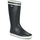 Aigle Na6424 Goeland 2 Gummistiefel Marine / White 36