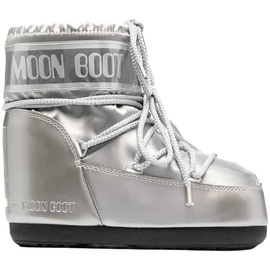 moon boot Icon Low Glance Damen Winterschuhe Silber, EU) Winterstiefel