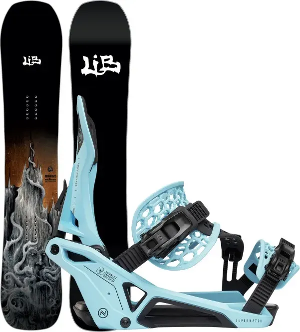 LIB TECH SKUNK APE WIDE 2026 inkl. NIDECKER SUPERMATIC escape cyan - 165W | XL
