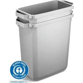 Durable Abfallbehälter DURABIN ECO 60 l H600xB590xT282mm grau