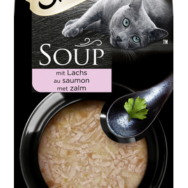 Sheba Soup mit Lachs Katzenfutter nass