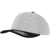 Flexfit Double Jersey 2-Tone Cap, Gry/blk, S/M