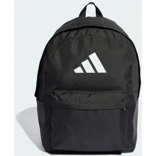 Adidas Classic 3-Streifen Logo Rucksack - White, One Size