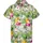 King Kameha Funky Hawaiihemd Kids Kinder Jungs, Kurzarm, Print Pineapple Flowers, Grau, 10 - 10 Jahre