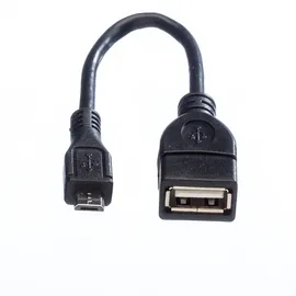 Value USB 2.0 Kabel, USB 2.0 Typ Micro B - Typ A BU, OTG, 0,15 m