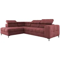 XXL Ecksofa Couch mit Schlaffunktion, Schlafsessel mit Bettfunktion L Form, Big Sofa, Schlafsofa mit Bettkasten, Ecksofa mit Schlaffunktion 280 cm breit, Sofa mit Schlaffunktion (Links, Vogue 8)