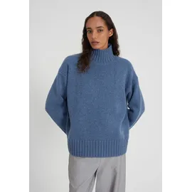 Style Republic Rollkragenpullover OVERSIZED BOXY Blau Melange L