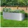 Konifera Hochbeet 240 x 80 x 82 cm Silberfarben