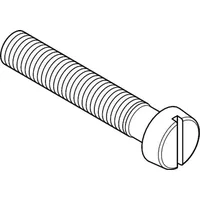 Industrial Quality Supplies DIN 84 Zylinderschraube mit Schlitz, KST