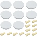 20 x Kaltbrüh-Kaffeefilter und Stopfen, wiederverwendbares Ersatzteil für Toddy Cold Brew System (inklusive 8 Kaffeefilter und 12 Gummistopfen)
