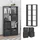 Vicco Raumteiler 143 x 72 x 29 cm Grau