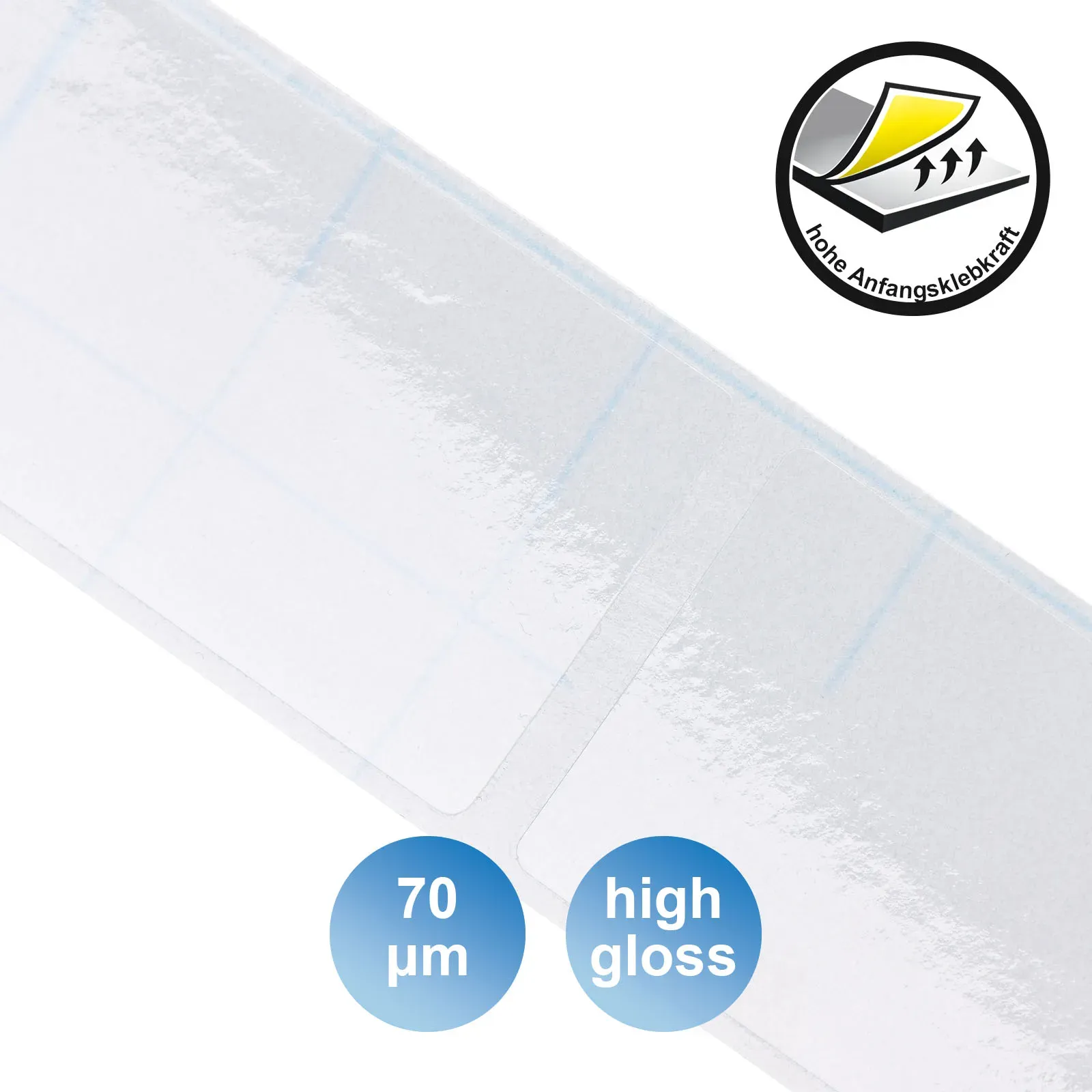 Neschen filmolux® 609 Etikettenschutz 50mm x 100mm 485 Stück