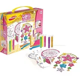 JOUSTRA Glitzer-Bilder Bastelset im Koffer