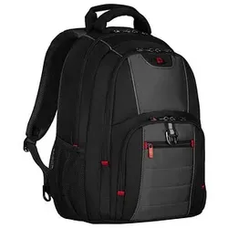 WENGER Laptop-Rucksack Pillar Kunstfaser schwarz/grau 25,0 l bis 39,6 cm (15,6 Zoll)