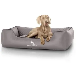Knuffelwuff Hundebett Milan XXL 120 x 85 cm grau