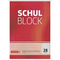 Brunnen Schulblock A4 Lineatur 28 50 Blatt