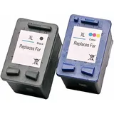 ABC-Design Kompatibel Set 2x Druckerpatrone für HP 21/22 von ABC