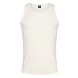 JBS Wool Singlet Crème Wolle Medium Herren