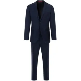 Thomas Goodwin Anzug THOMAS GOODWIN "Anzug", Herren, Gr. 94, Schlankgrößen, blau (navy), 52% Polyester, 43% Wolle, 5% Elasthan, unifarben, slim fit, Anzüge, im Slim-Fit, 10103-0-20707