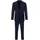 Thomas Goodwin Anzug THOMAS GOODWIN "Anzug", Herren, Gr. 94, Schlankgrößen, blau (navy), 52% Polyester, 43% Wolle, 5% Elasthan, unifarben, slim fit, Anzüge, im Slim-Fit, 10103-0-20707